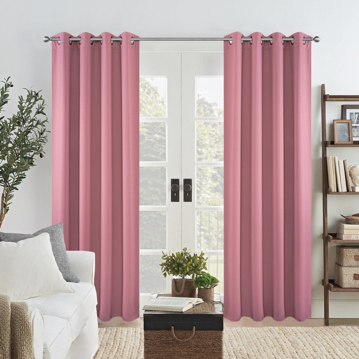 Joydeco Blackout Curtains Thermal Insulated Long Curtains& Drapes 2 Panels Set Various sizes and colors
