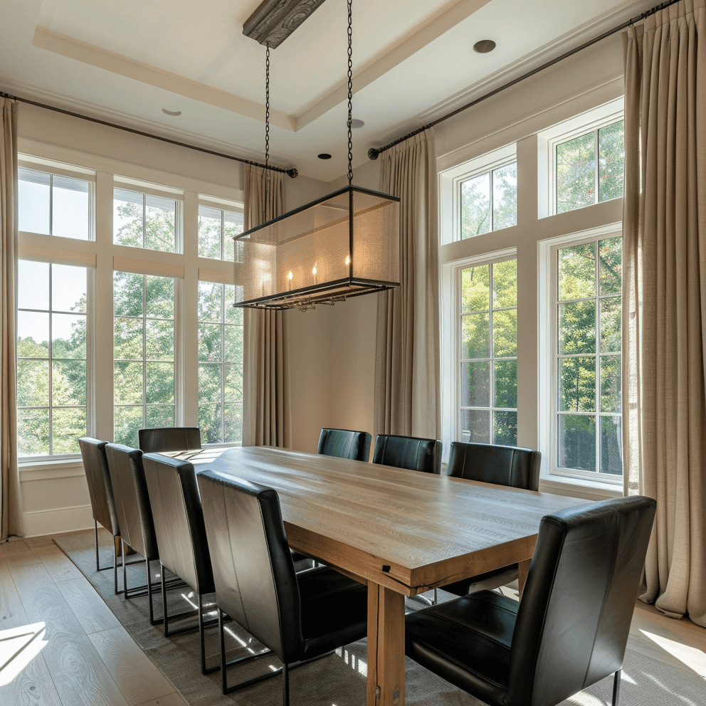 linen texture pleated drapery for elegant insulated living spaces