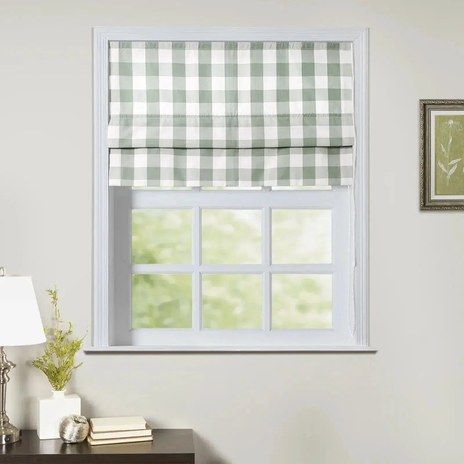 Celia Polyester Roman Shade Cord Lift -TWOPAGES