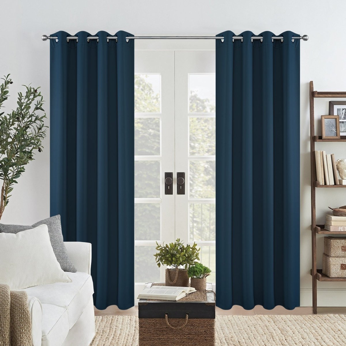 Joydeco Blackout Curtains Thermal Insulated Long Curtains& Drapes 2 Panels Set Various sizes and colors, suitable for living room and bedroom windows (Copy)
