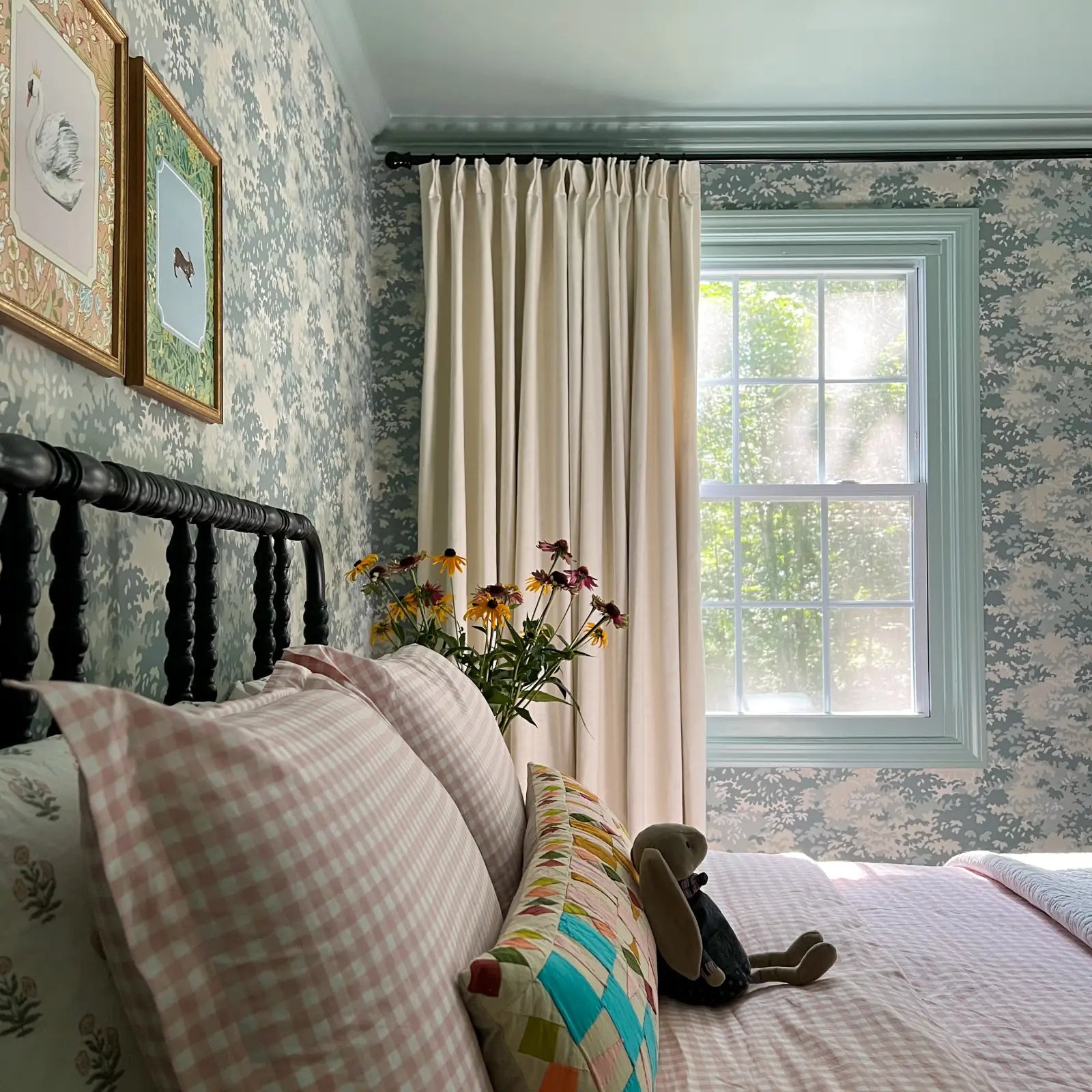 Isabella heavyweight cotton pleated drapery for elegant insulated interiors