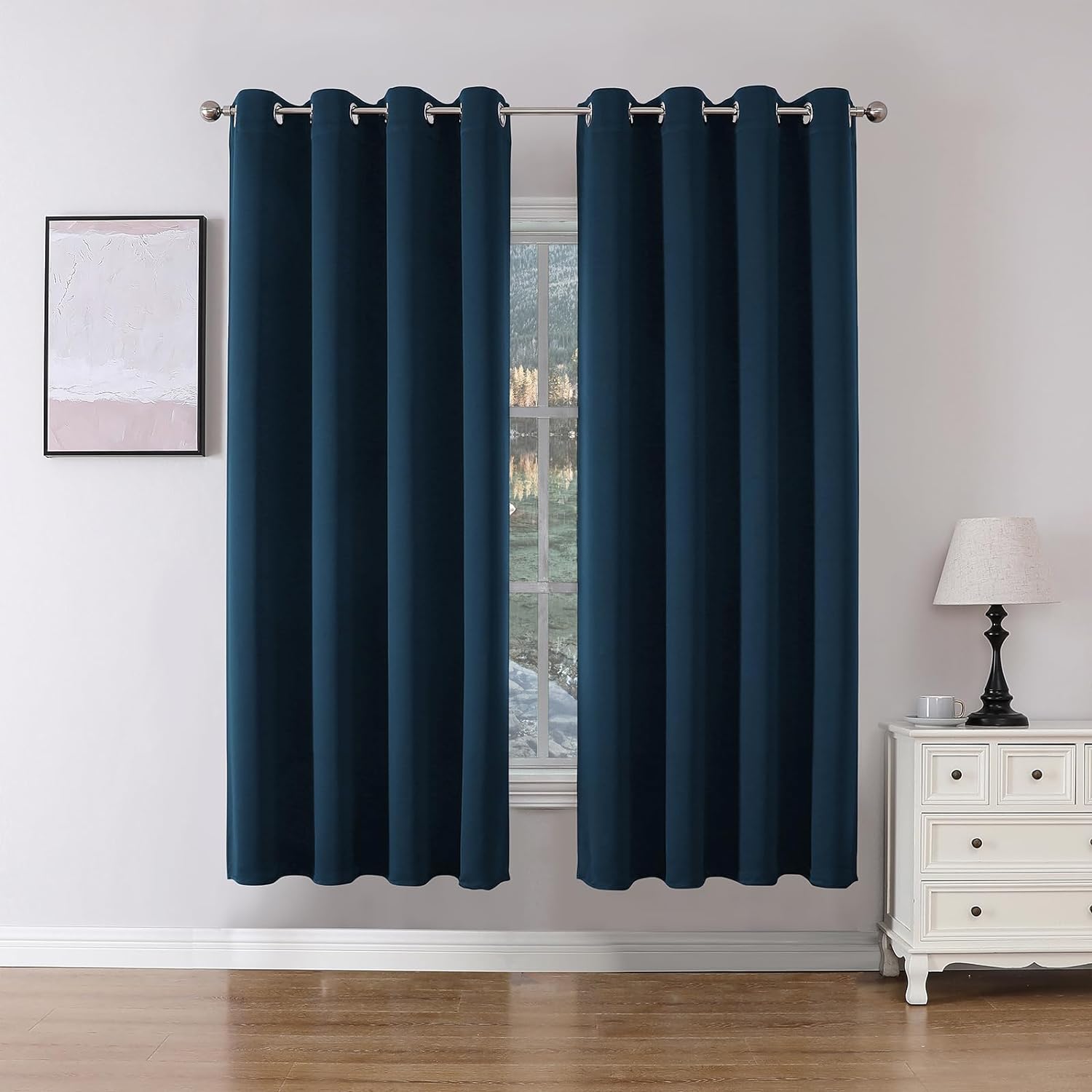 Joydeco Blackout Curtains 2 Panels Set, featuring thermal insulated long curtains
