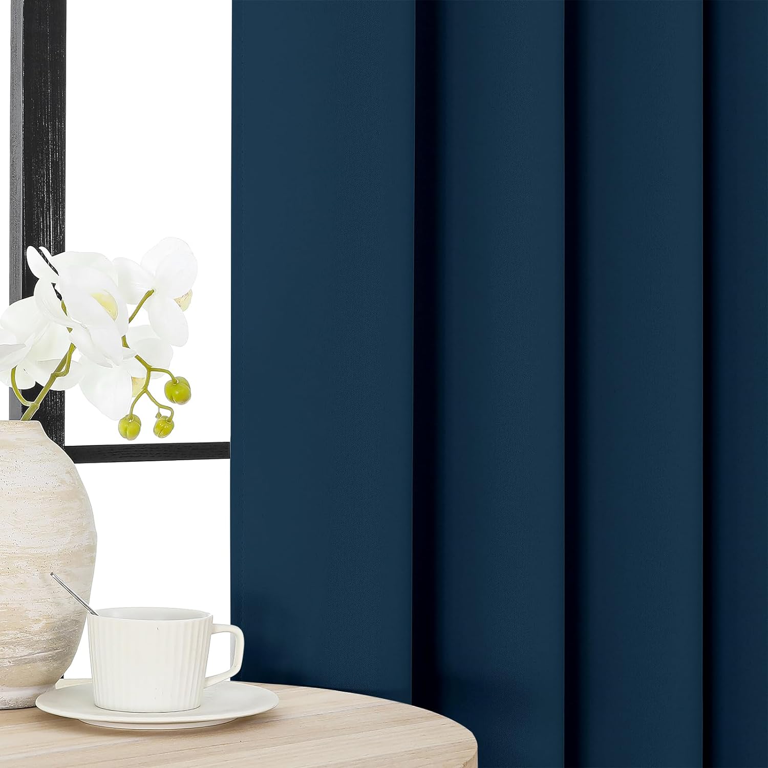 Joydeco Blackout Curtains 2 Panels Set, featuring thermal insulated long curtains