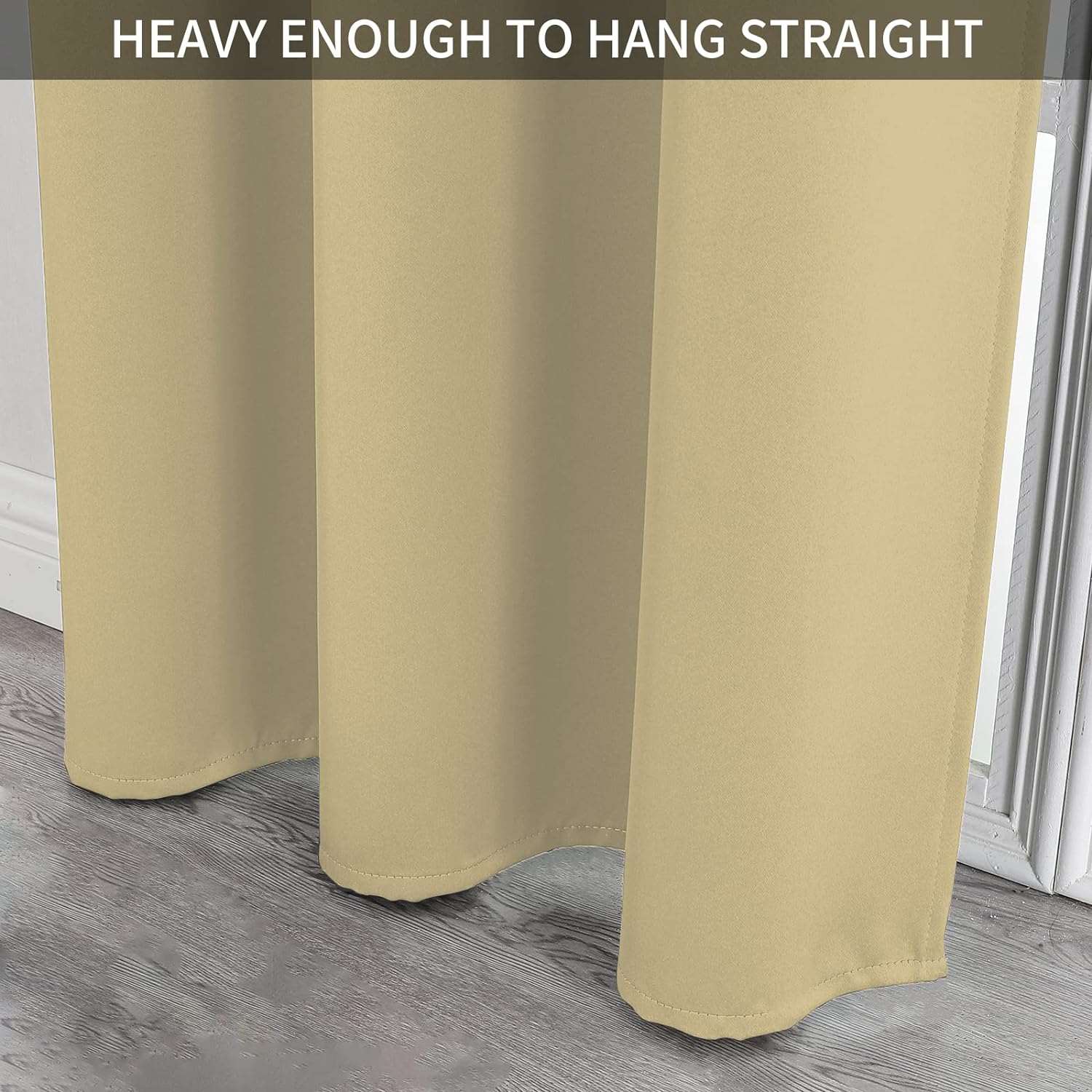 Joydeco Blackout Curtains 2 Panels Set, featuring thermal insulated long curtains