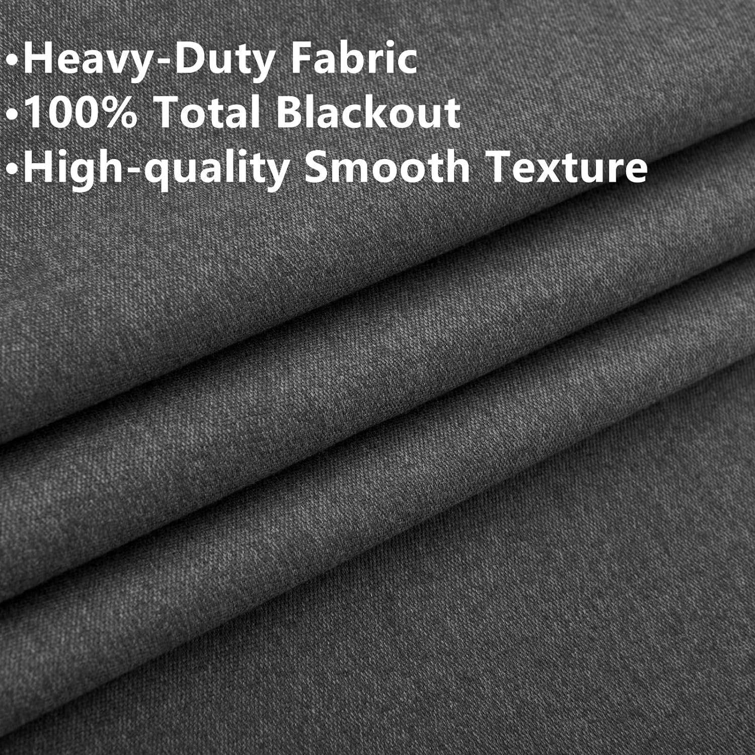 Joydeco Blackout Curtains 2 Panels Set, featuring thermal insulated long curtains