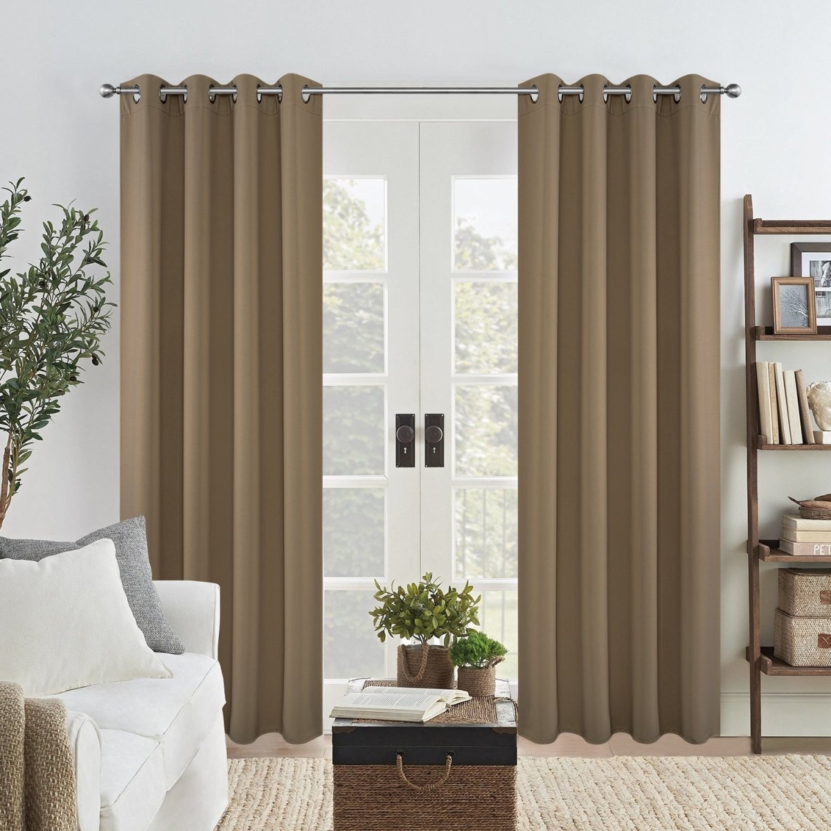 Joydeco Blackout Curtains Thermal Insulated Long Curtains& Drapes 2 Panels Set Various sizes and colors, suitable for living room and bedroom windows (Copy)