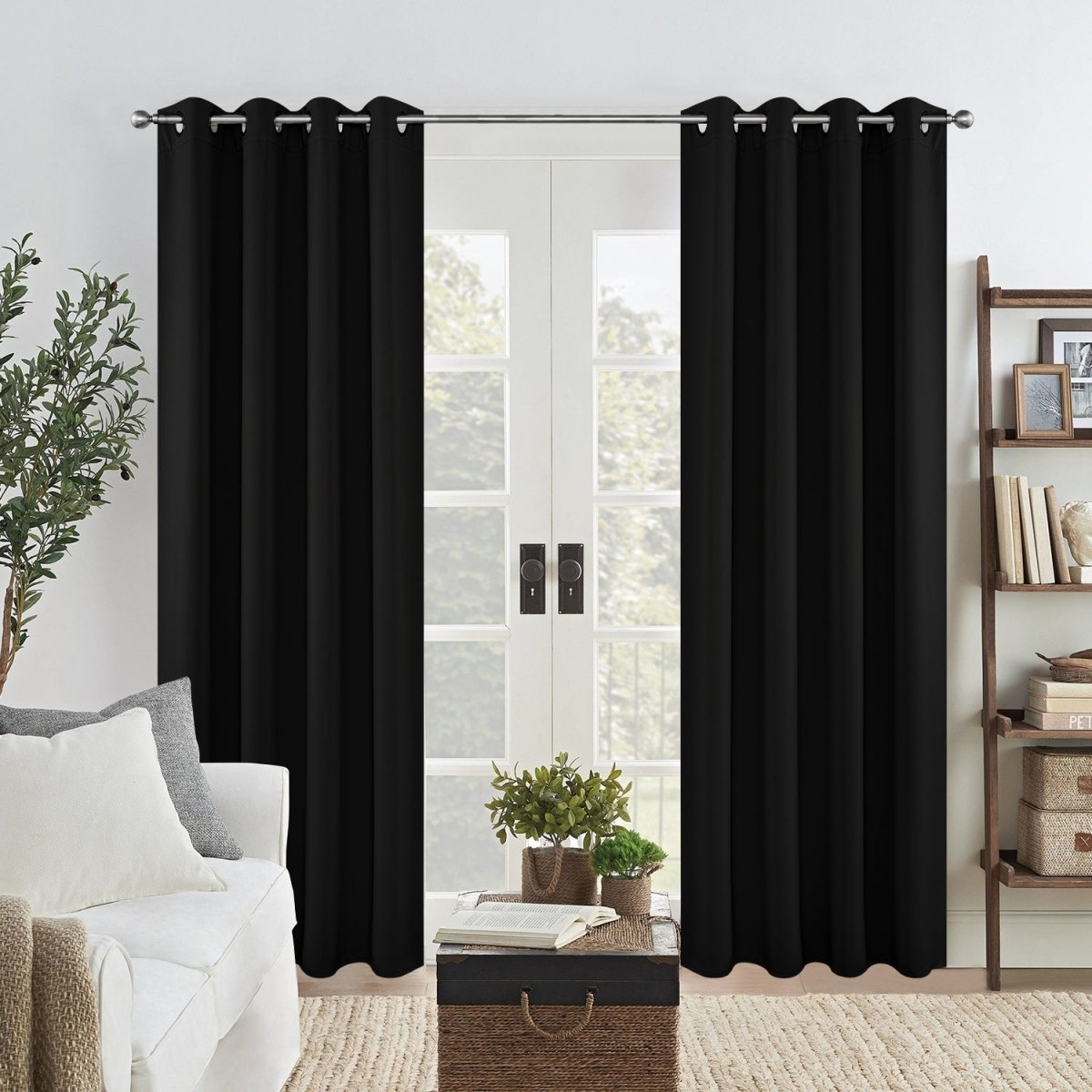 Joydeco Blackout Curtains Thermal Insulated Long Curtains& Drapes 2 Panels Set Various sizes and colors, suitable for living room and bedroom windows (Copy)