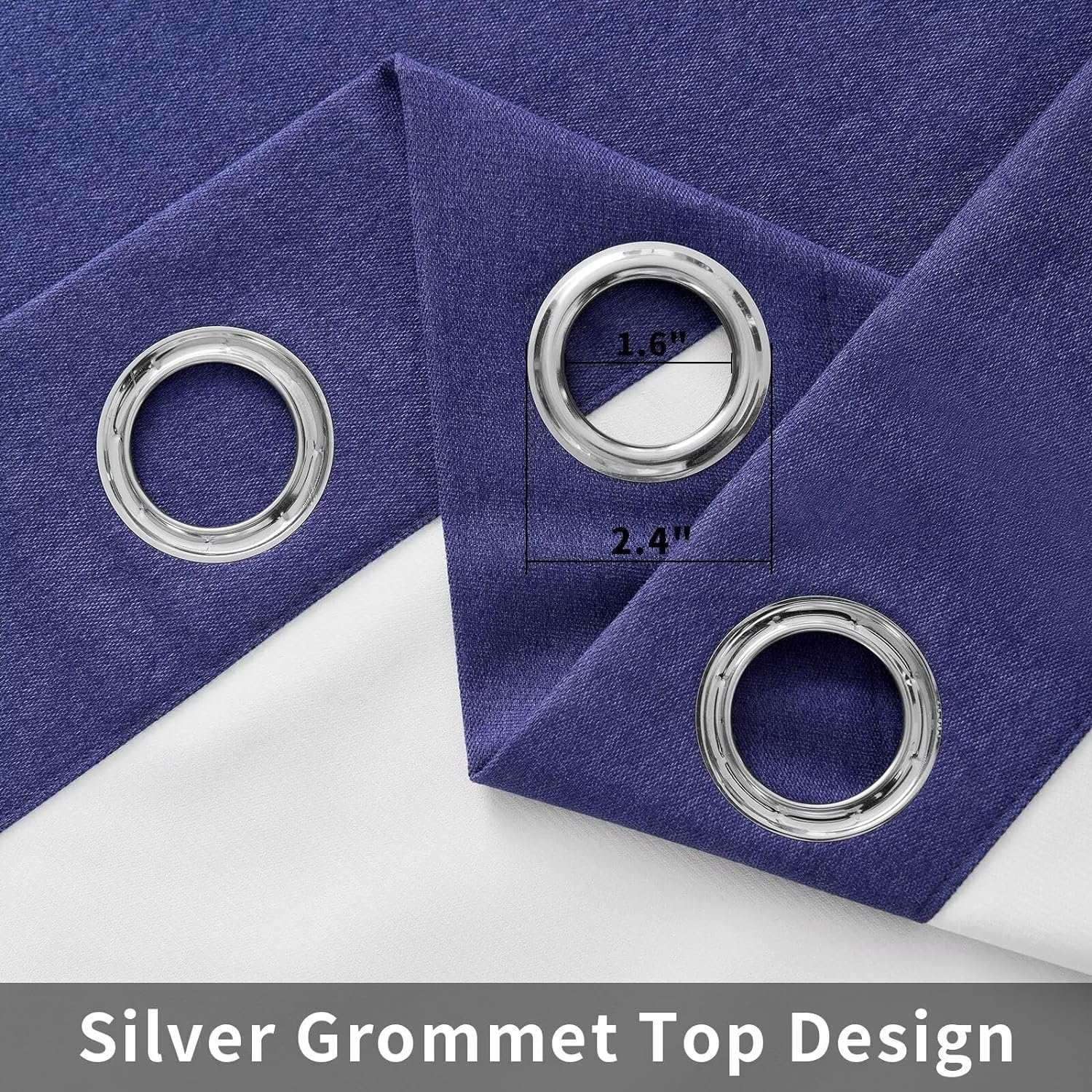 Joydeco Blackout Curtains 2 Panels Set, featuring thermal insulated long curtains