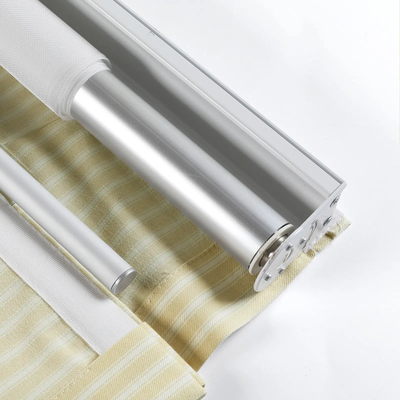 Jana Cordless Roman Shades 100% Cotton Striped Plus Size