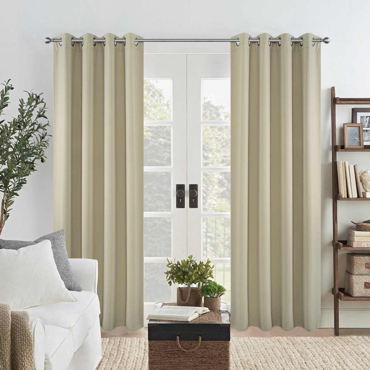Joydeco Blackout Curtains Thermal Insulated Long Curtains& Drapes 2 Panels Set Various sizes and colors, suitable for living room and bedroom windows (Copy)