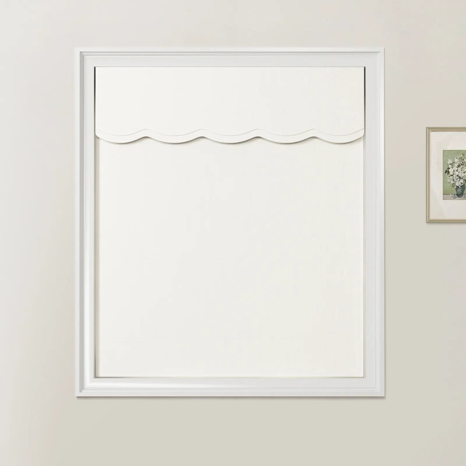 Patti Linen Valanced Day Night Roman Shade Cord Lift