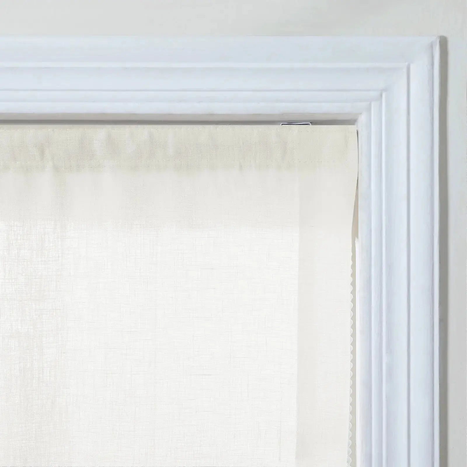 Patti Belgian Linen Roman Shade Cord Lift TWOPAGES