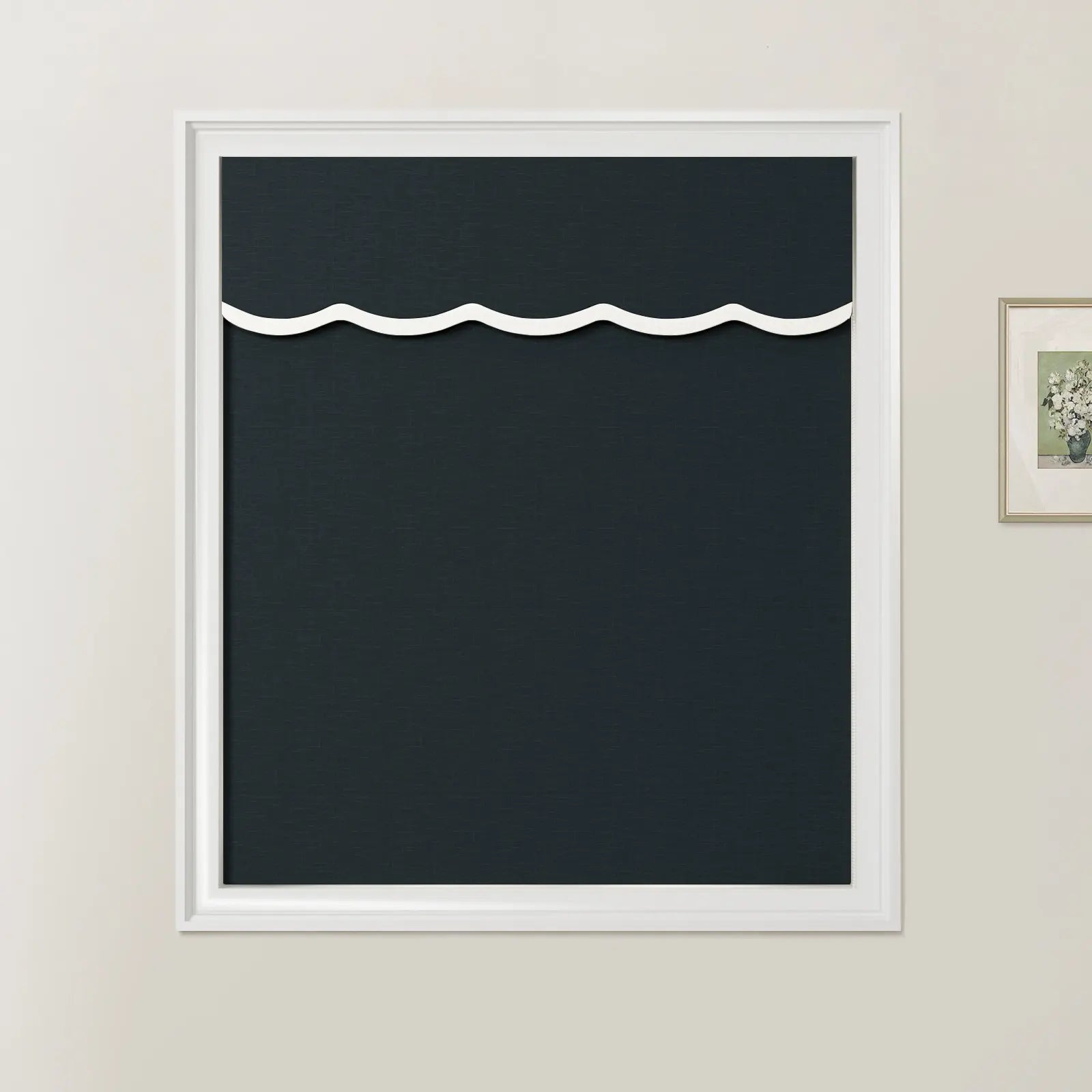 Patti Linen Valanced Day Night Roman Shade Cord Lift