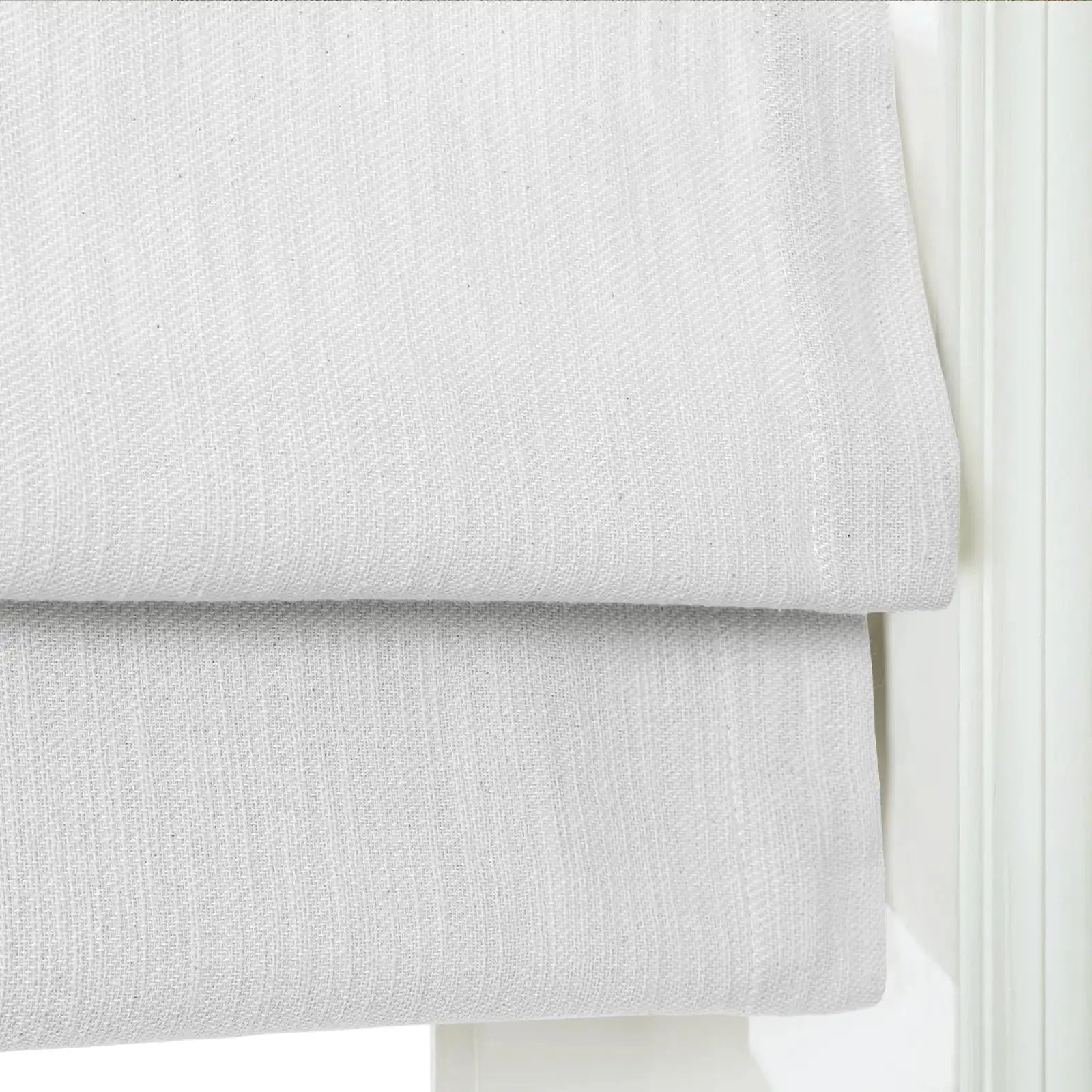 Cloe Cotton Blend Cordless Roman Shade TWOPAGES