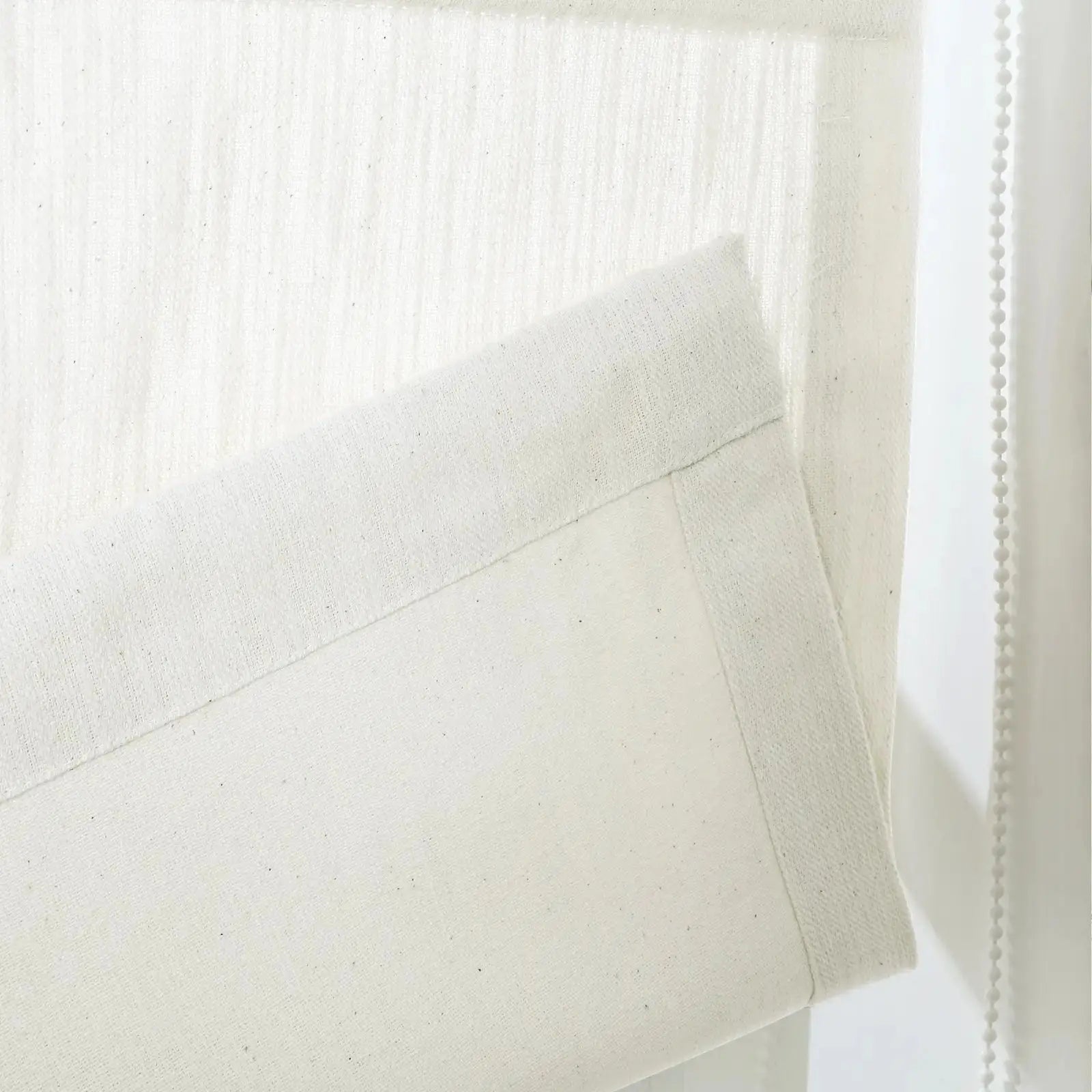 Cloe Cotton Blend Roman Shade Cord Lift TWOPAGES