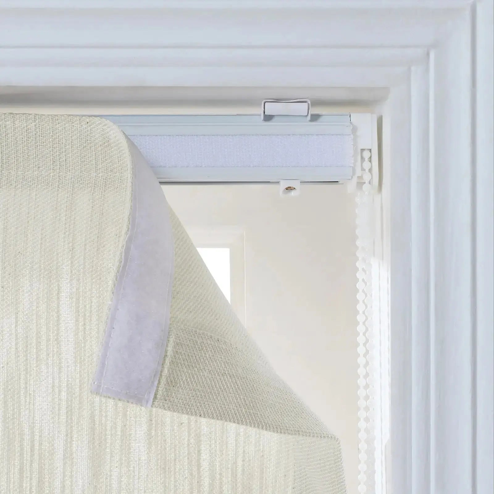 Cloe Cotton Blend Roman Shade Cord Lift TWOPAGES