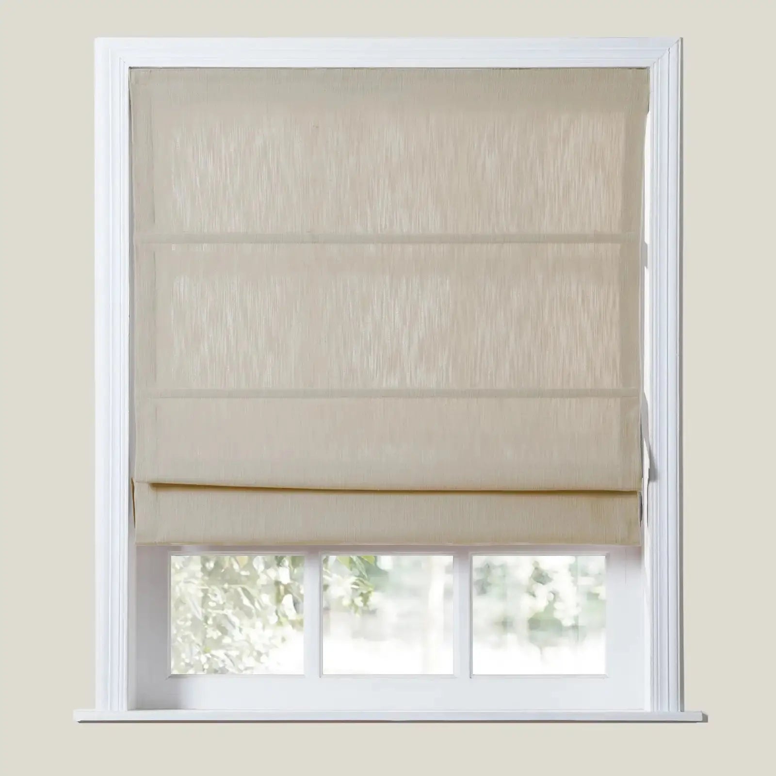 Cloe Cotton Blend Cordless Roman Shade TWOPAGES