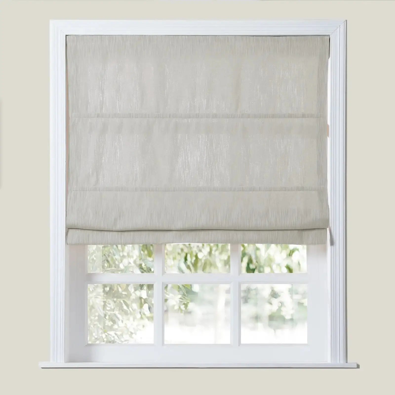 Cloe Cotton Blend Cordless Roman Shade TWOPAGES