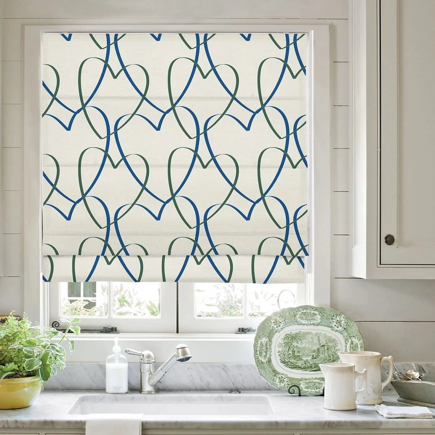 Printed Roman Shade Cord Lift TWOPAGES