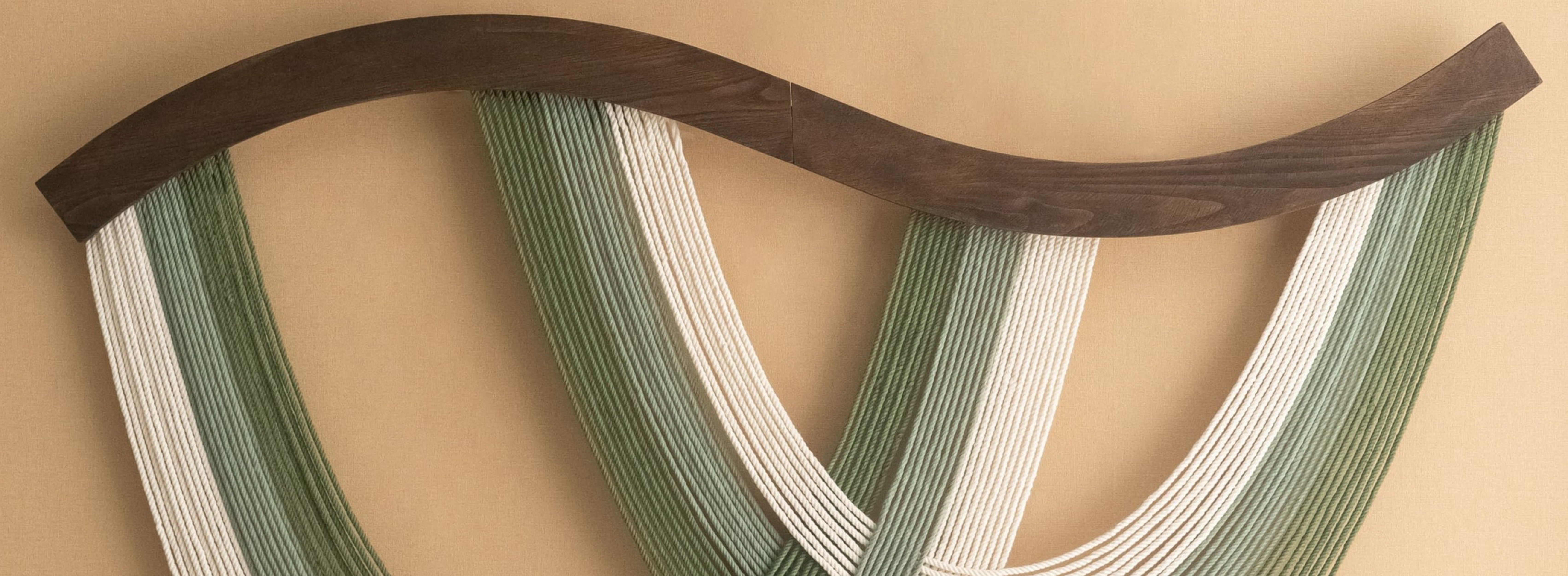 Cotton Macrame Wave Wall Hanging Boho Decor V93