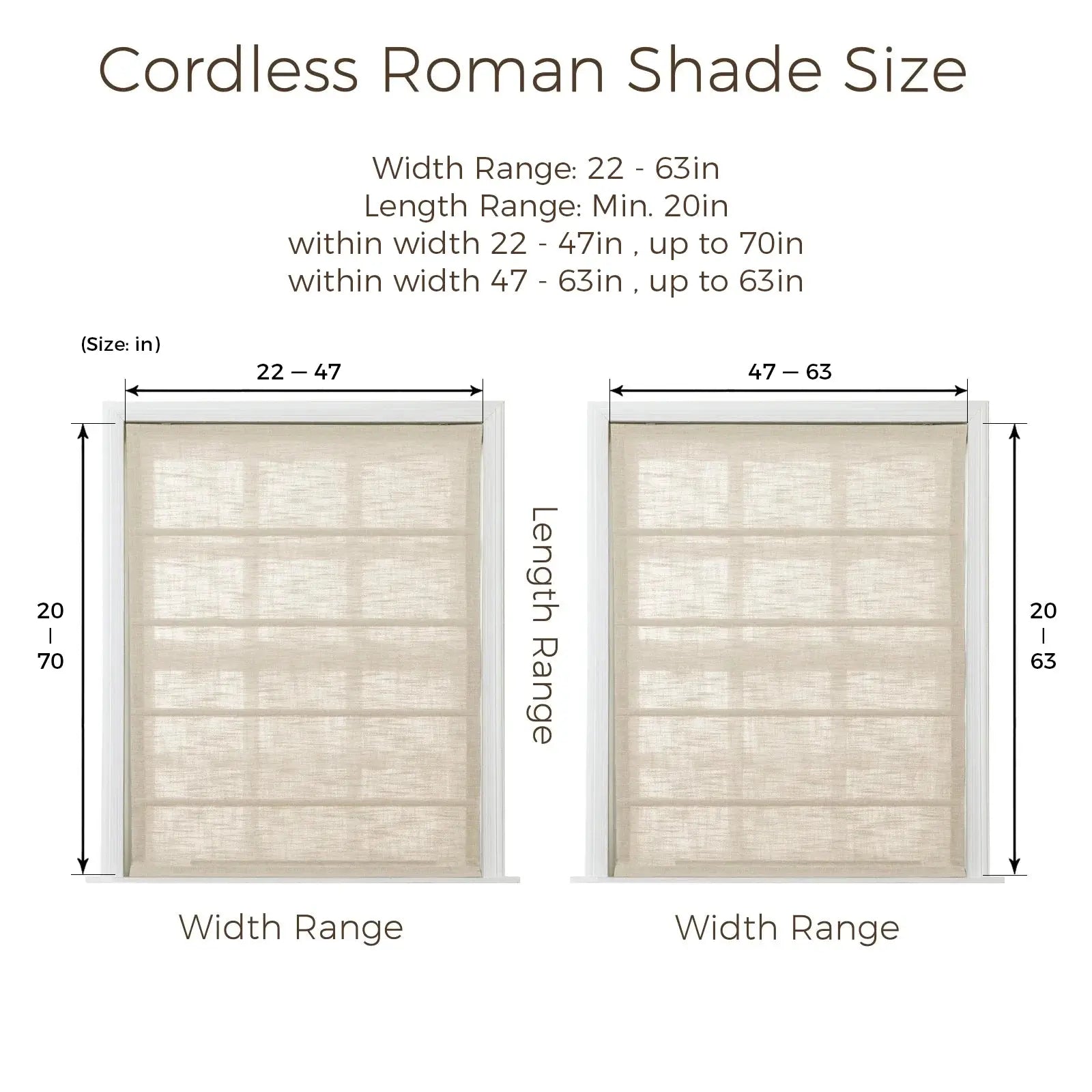 Cloe Cotton Blend Cordless Roman Shade TWOPAGES
