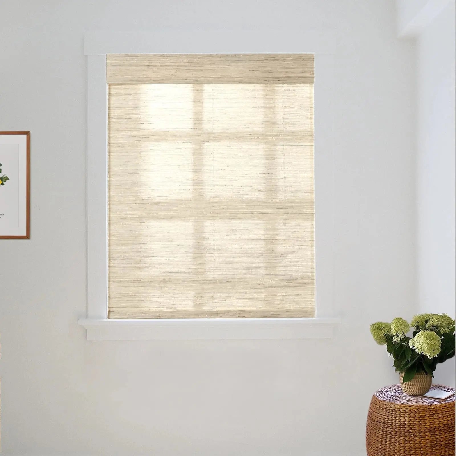 Natural Ramie Bamboo Woven Shade - Cashew TWOPAGES CURTAINS