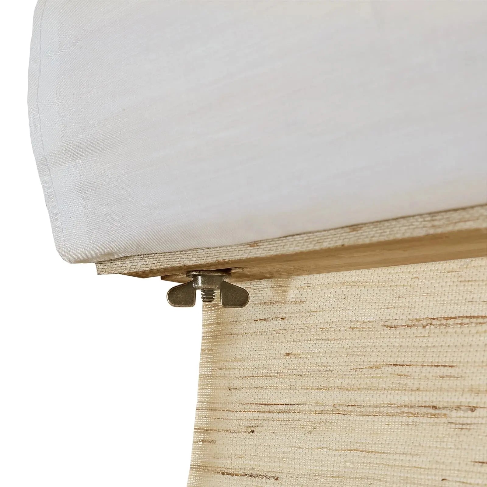 Natural Ramie Bamboo Woven Shade - Cashew TWOPAGES CURTAINS