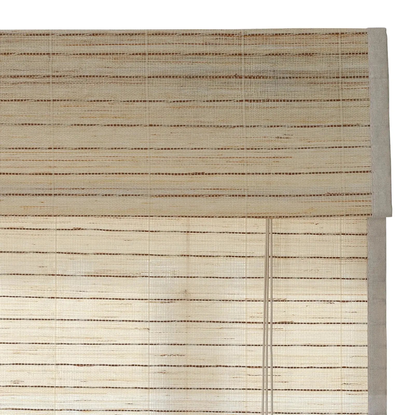 Natural Ramie Bamboo Woven Shade - Sand Beige TWOPAGES CURTAINS