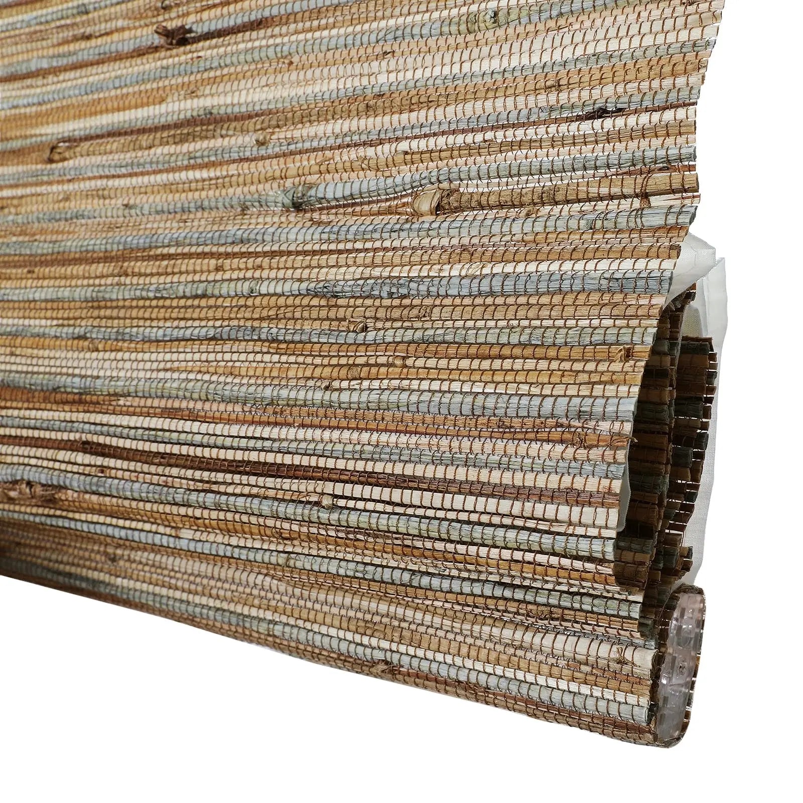 Natural Ramie Bamboo Woven Shade - Honeynut TWOPAGES CURTAINS