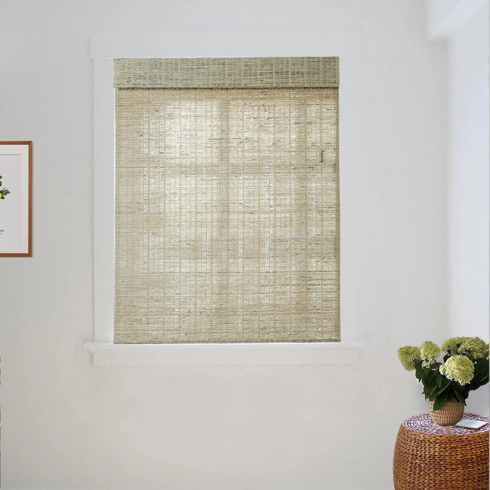 Natural Jute Bamboo Woven Shade - Straw TWOPAGES CURTAINS