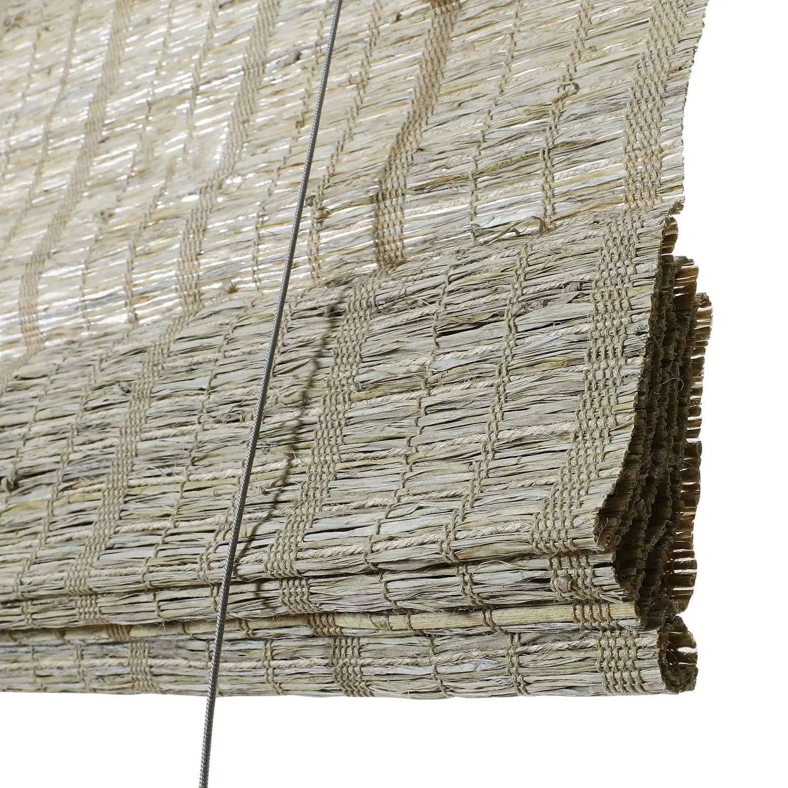 Natural Jute Bamboo Woven Shade - Straw TWOPAGES CURTAINS