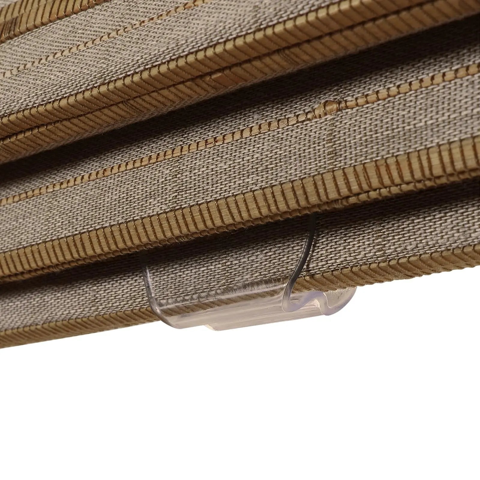 Natural Flax Bamboo Woven Shade - Rattan TWOPAGES CURTAINS