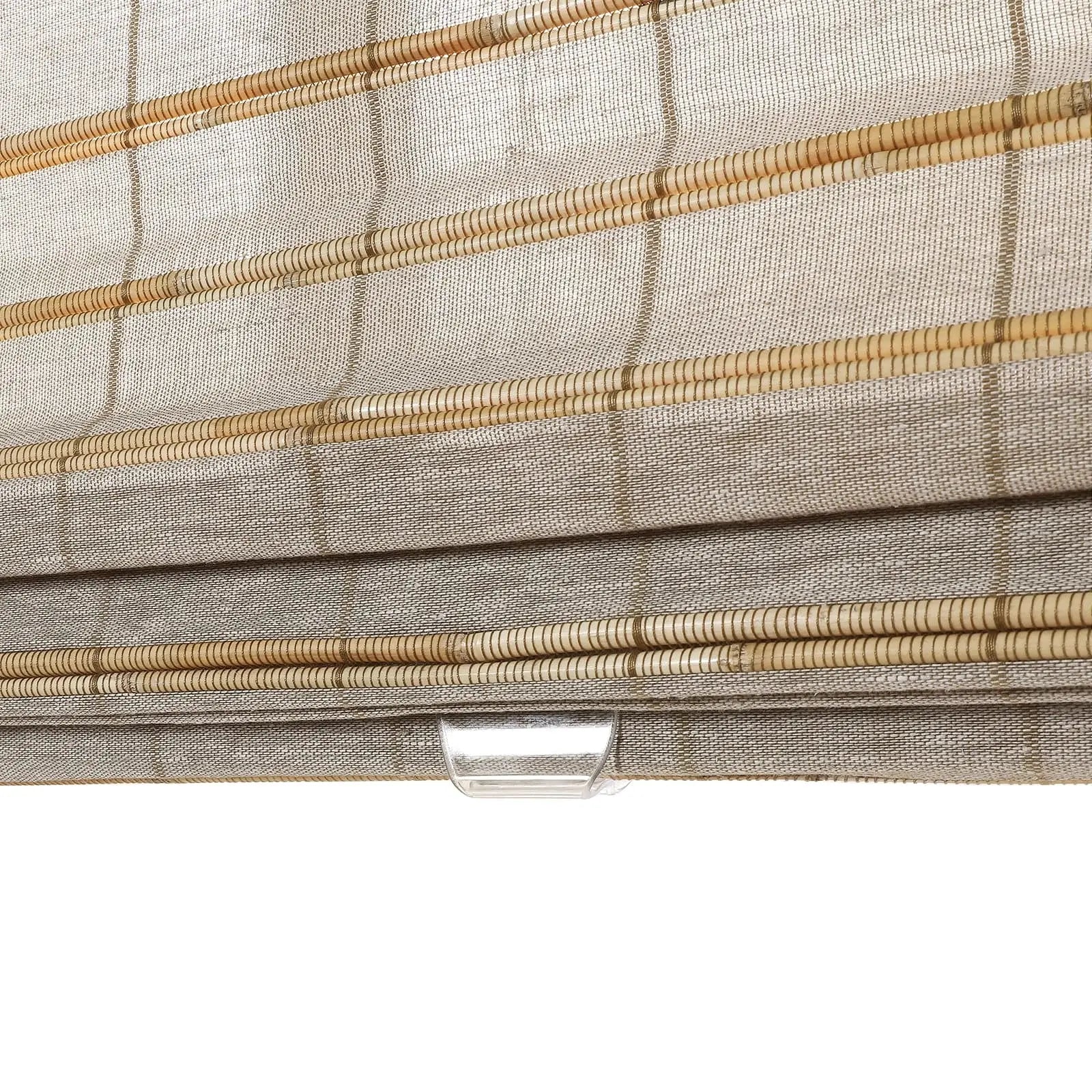 Natural Flax Bamboo Woven Shade - Sandbar TWOPAGES CURTAINS