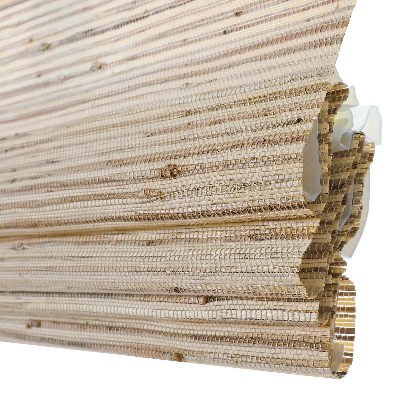 Natural Ramie Bamboo Woven Shade - Beige Brown TWOPAGES CURTAINS