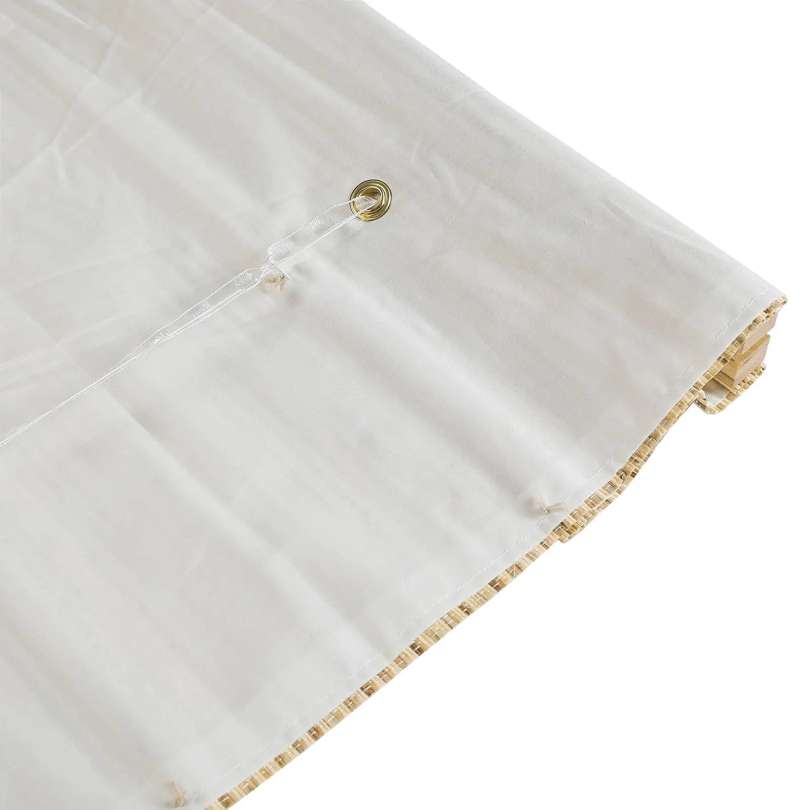 Natural Ramie Bamboo Woven Shade - Beige Brown TWOPAGES CURTAINS