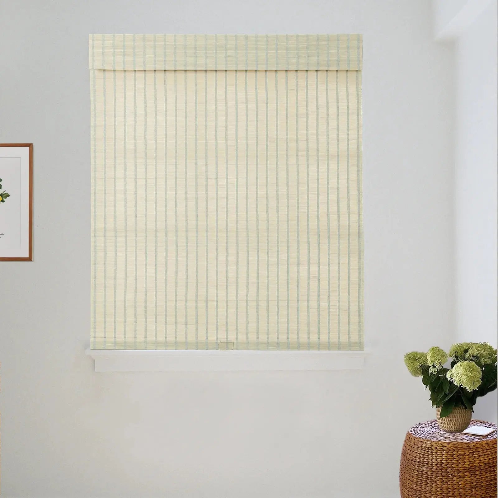 Sybil Bamboo Roman Shade - Natural TWOPAGES CURTAINS