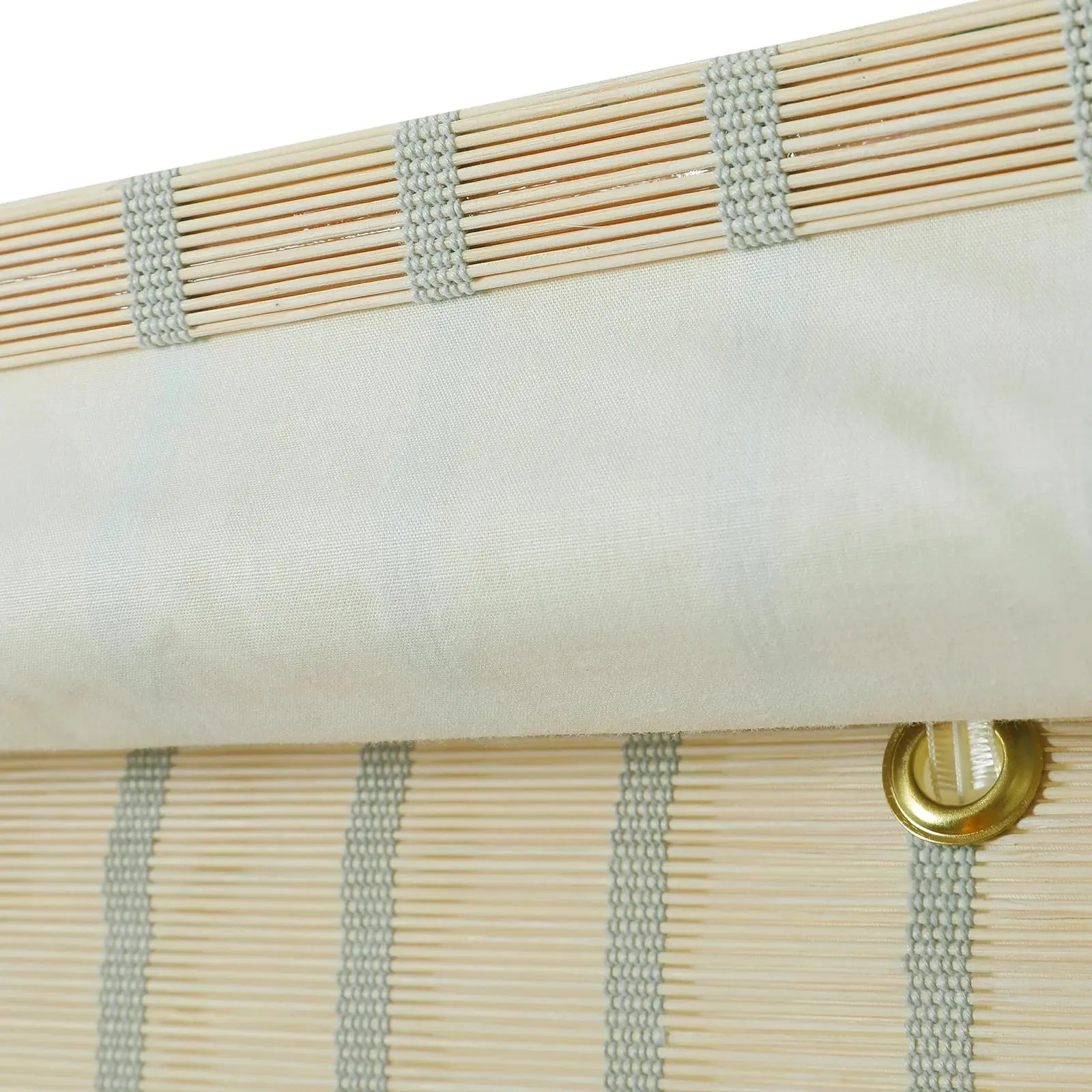 Sybil Bamboo Roman Shade - Natural TWOPAGES CURTAINS