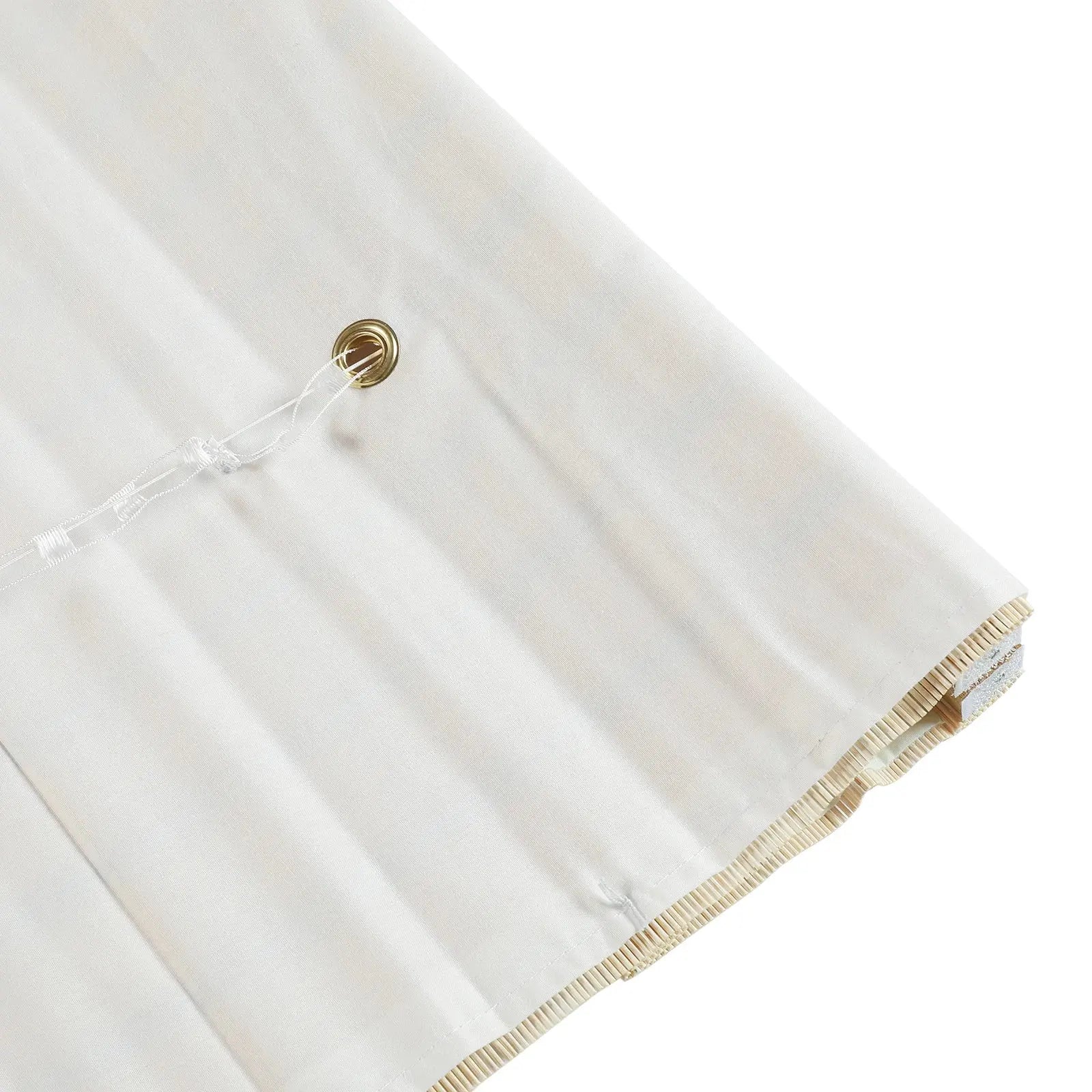 Sybil Bamboo Roman Shade - Natural TWOPAGES CURTAINS