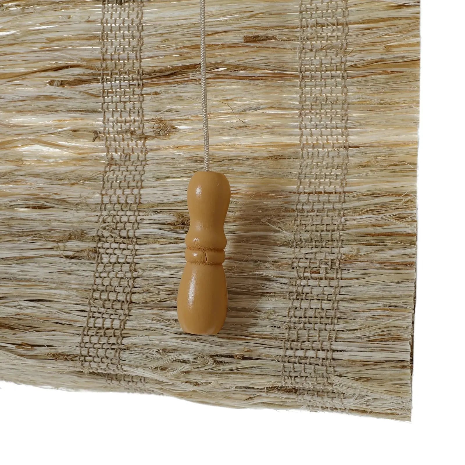 Natural Ramie Bamboo Woven Shade - Almond TWOPAGES CURTAINS