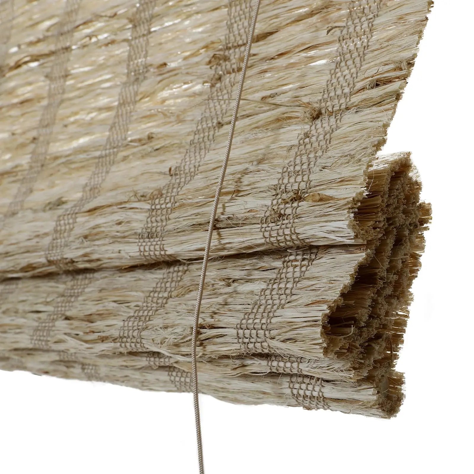 Natural Ramie Bamboo Woven Shade - Almond TWOPAGES CURTAINS