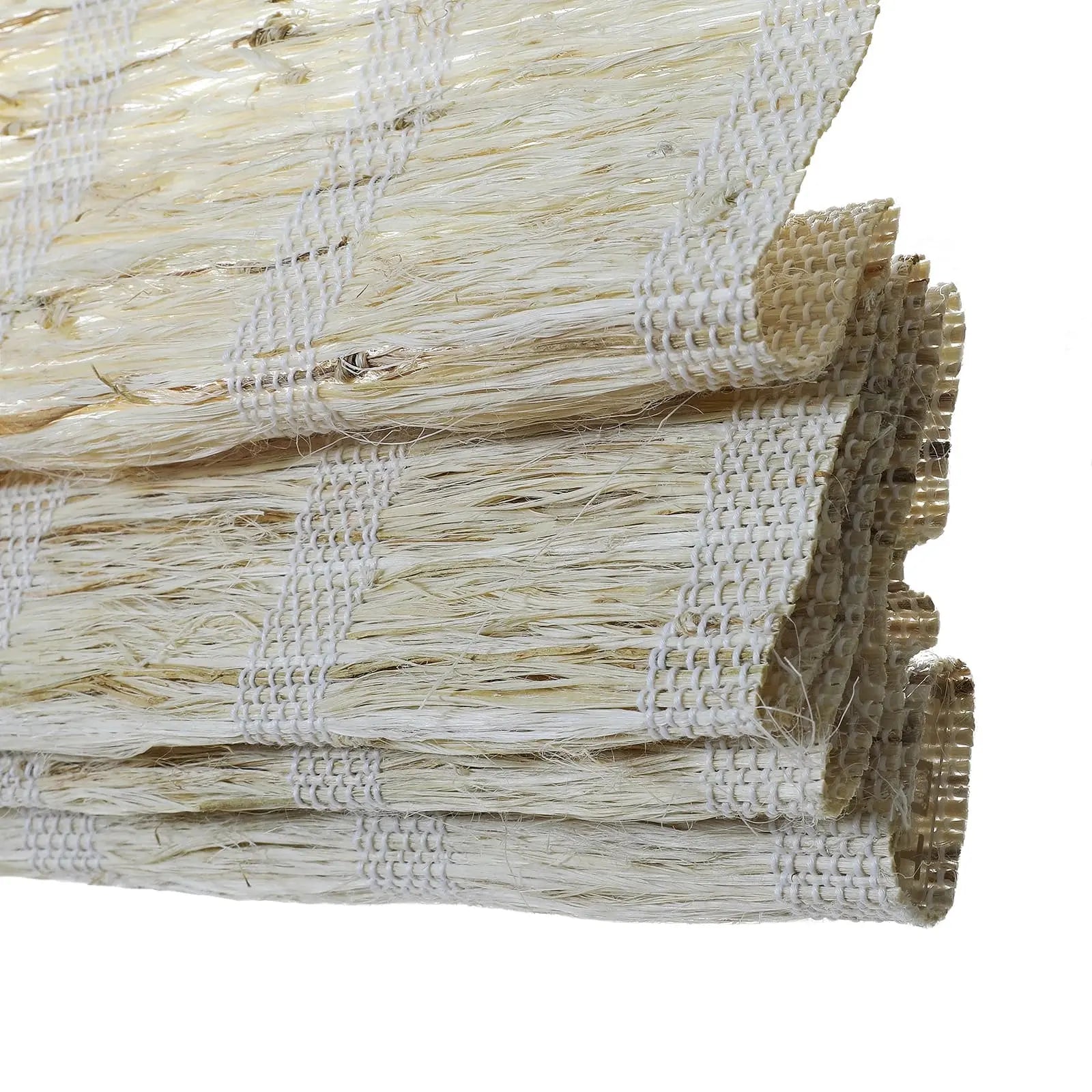 Natural Ramie Bamboo Woven Shade - Shell TWOPAGES CURTAINS