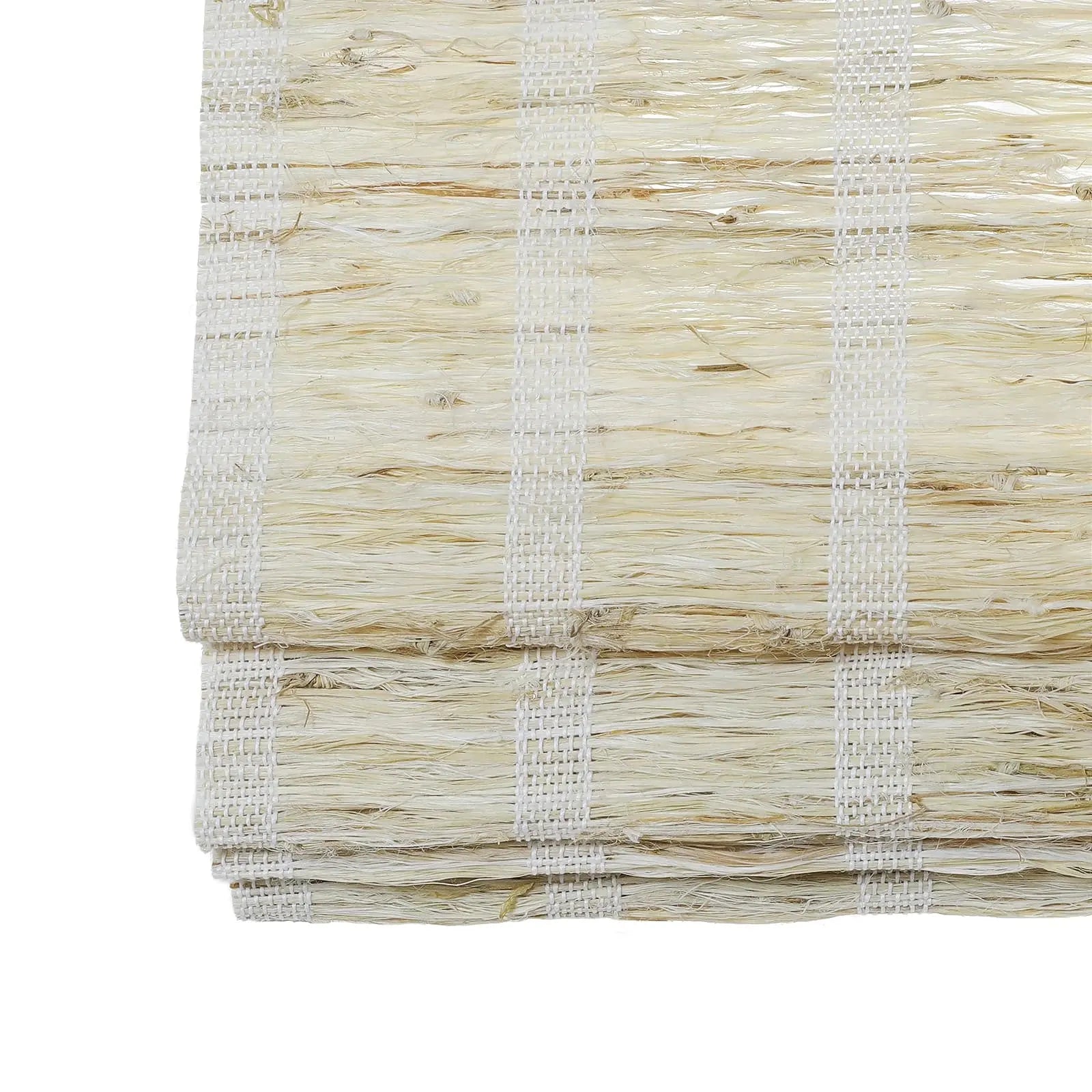 Natural Ramie Bamboo Woven Shade - Shell TWOPAGES CURTAINS