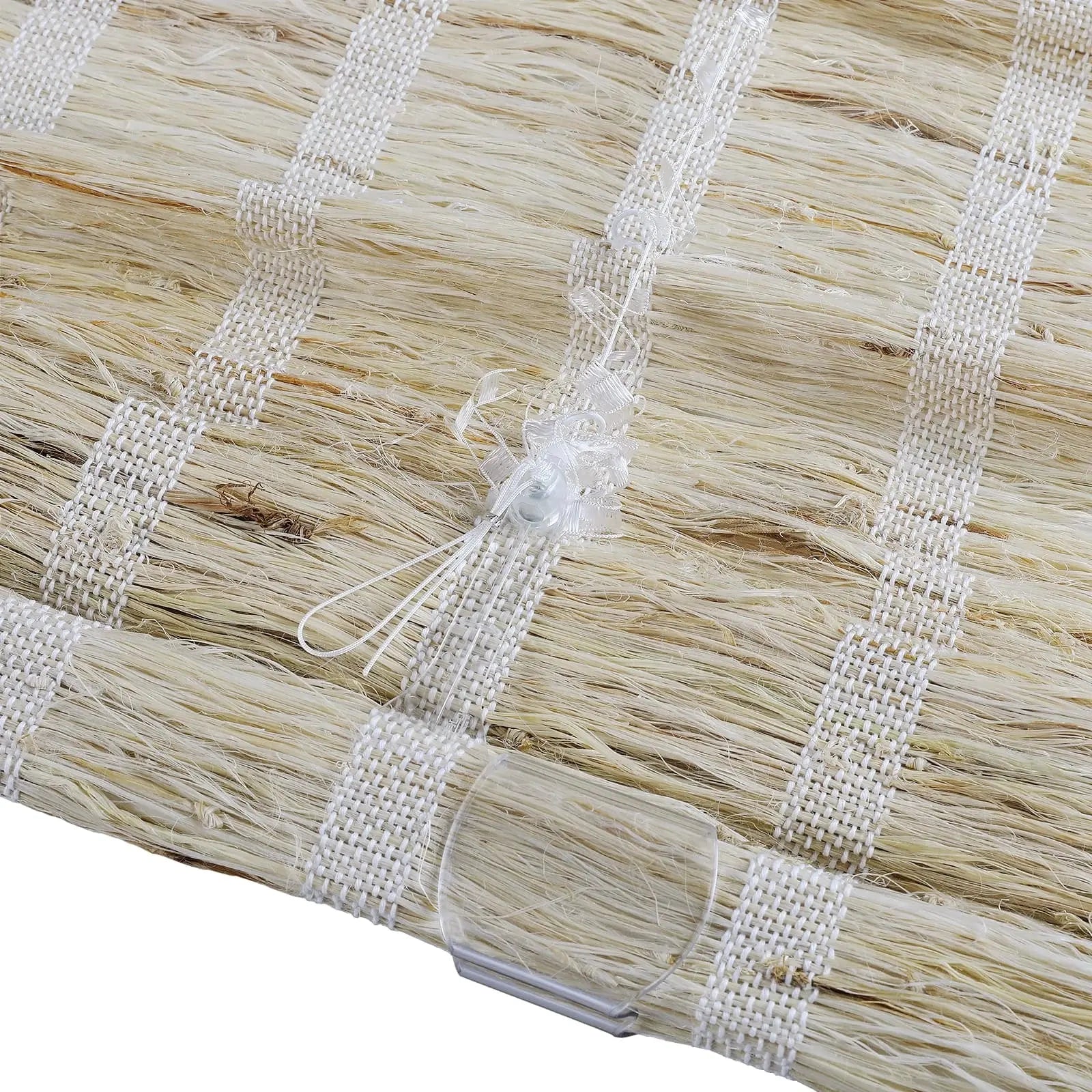 Natural Ramie Bamboo Woven Shade - Shell TWOPAGES CURTAINS