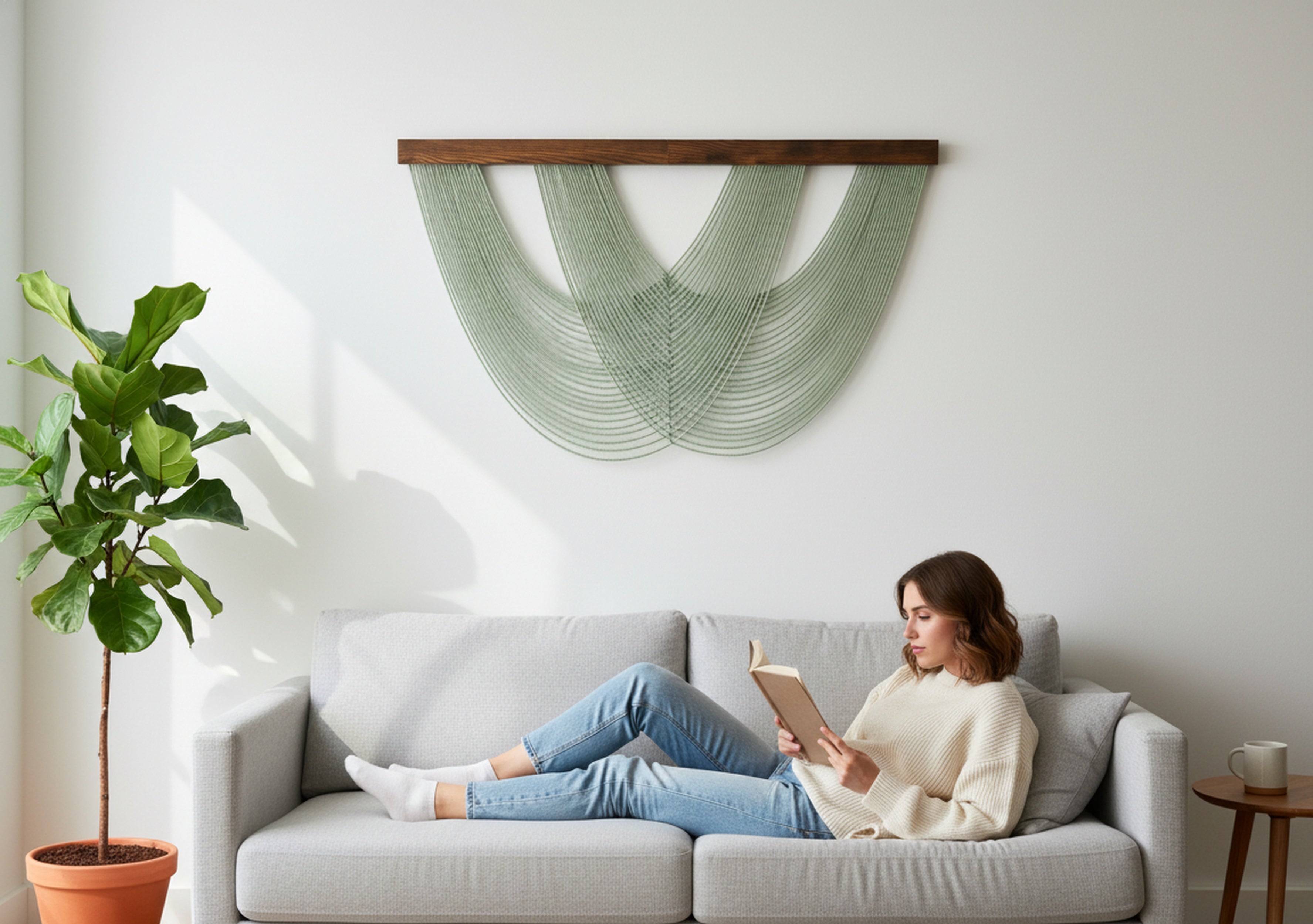 Handmade Boho Macrame Wall Hanging W99