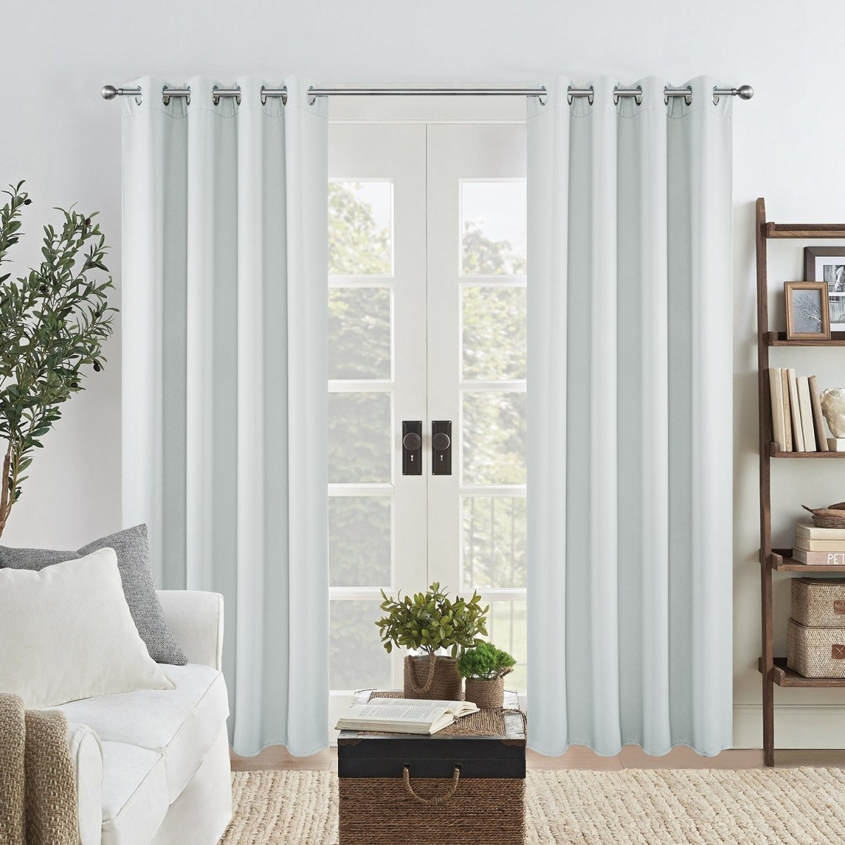 Joydeco Blackout Curtains Thermal Insulated Long Curtains& Drapes 2 Panels Set Various sizes and colors, suitable for living room and bedroom windows (Copy)