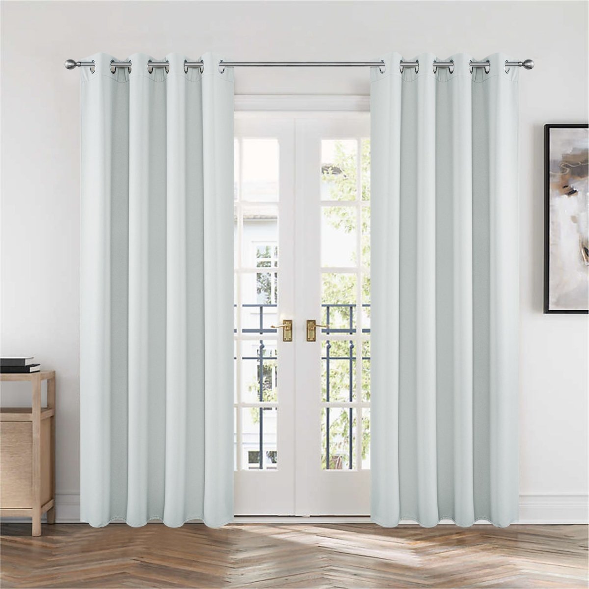 Joydeco Blackout Curtains Thermal Insulated Long Curtains& Drapes 2 Panels Set Various sizes and colors, suitable for living room and bedroom windows (Copy)