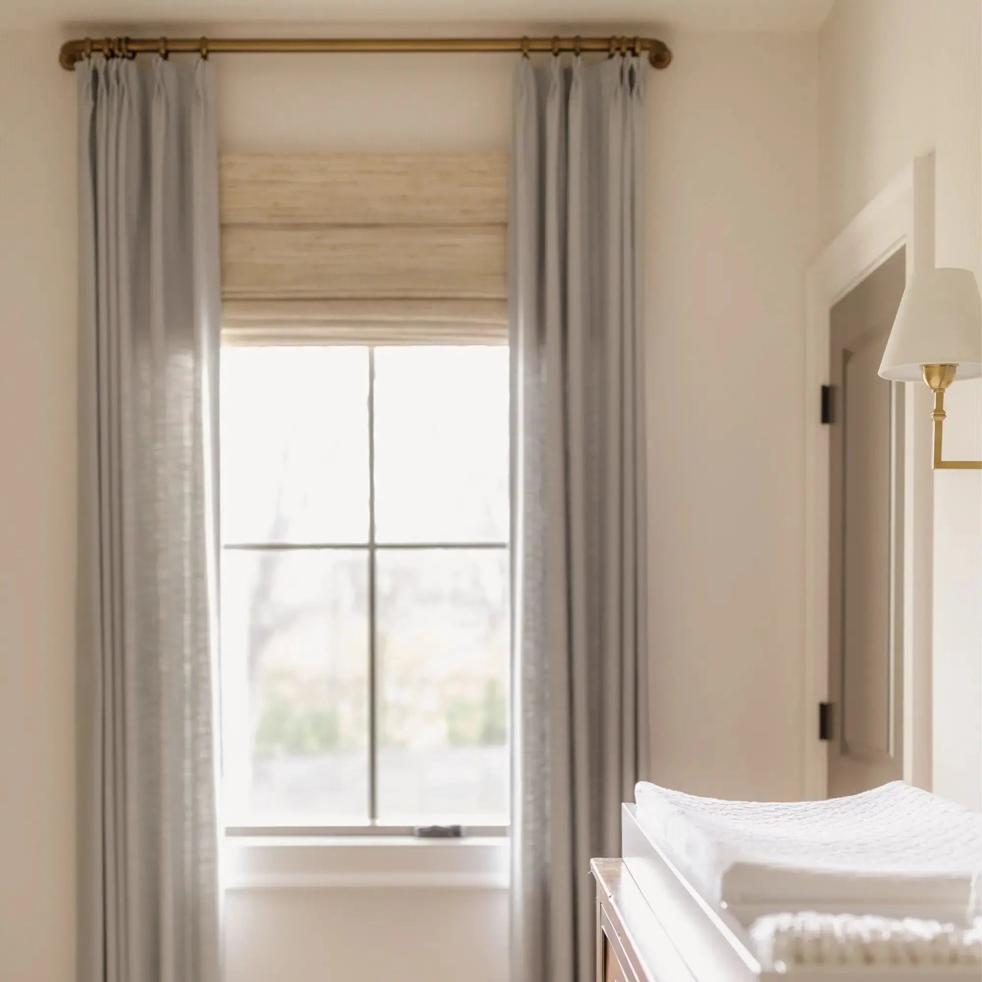 Isabella heavyweight cotton pleated drapery for elegant insulated interiors