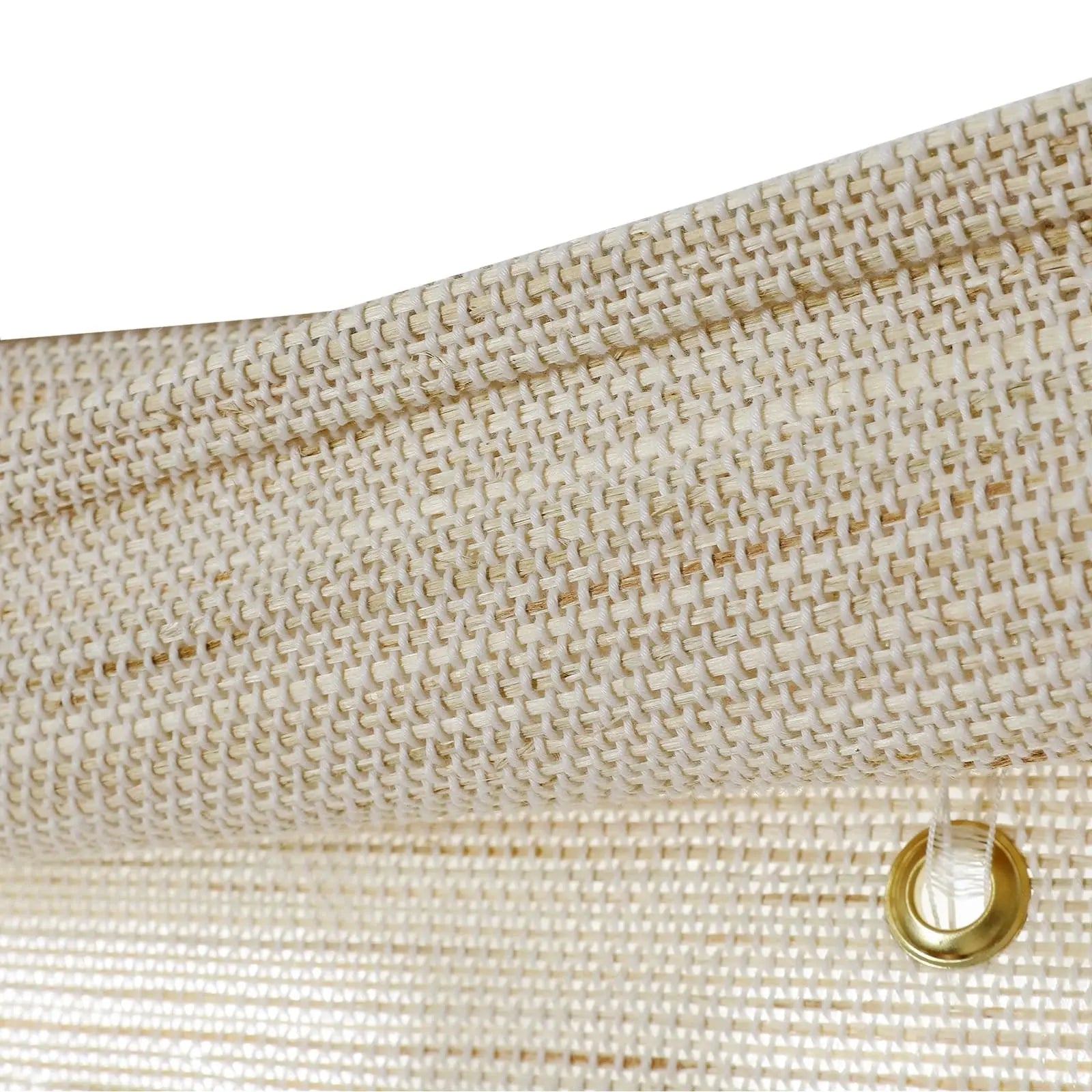 Natural Ramie Bamboo Woven Shade - Wall White TWOPAGES CURTAINS