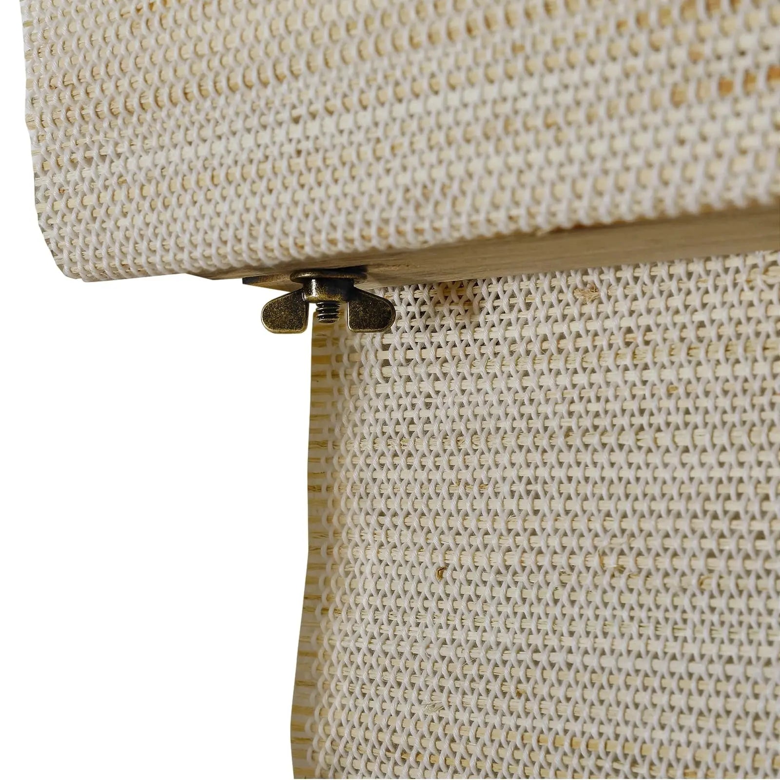 Natural Ramie Bamboo Woven Shade - Wall White TWOPAGES CURTAINS