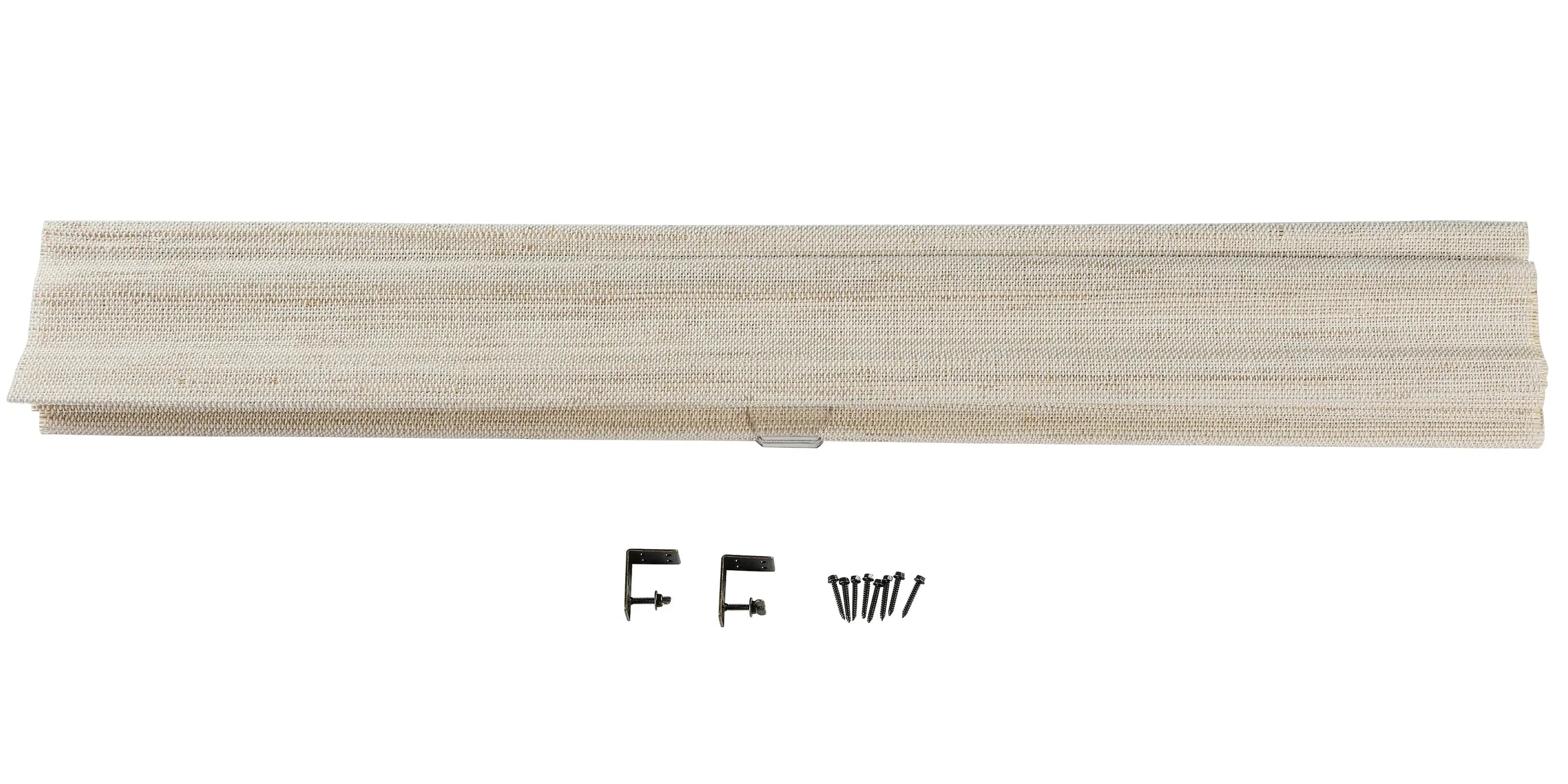 Natural Ramie Bamboo Woven Shade - Wall White TWOPAGES CURTAINS